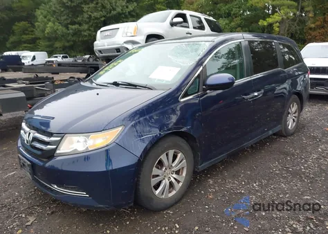 2016 Honda Odyssey Ex z USA, uszkodzony, nr VIN 5FNRL5H47GB094909